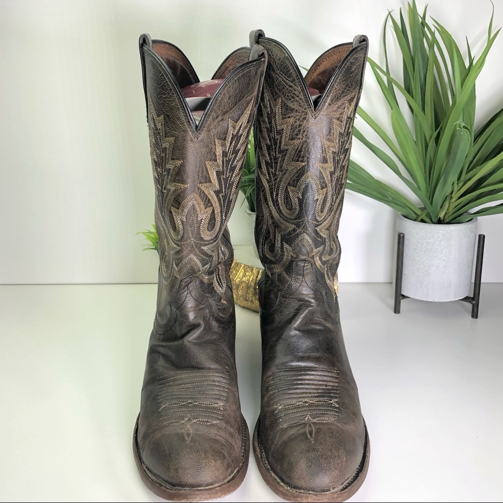 Lucchese Peanut Brittle Mad Dog Western Boots - Picture 4 of 8